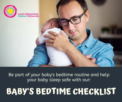 Be part of your baby's bedtime routine and help your baby sleep safe with our baby's bedtime checklist.